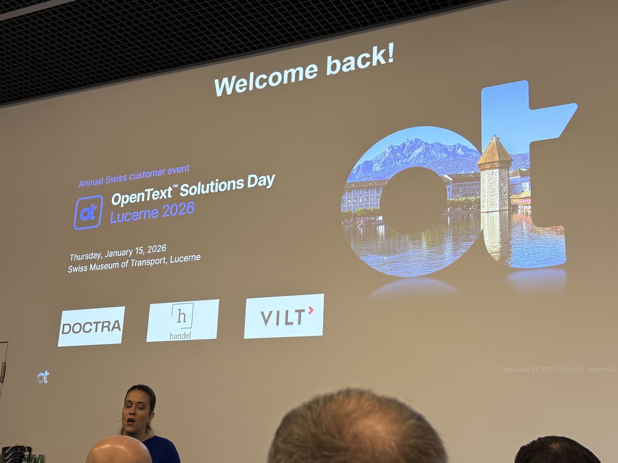 Rückblick: OpenText Solutions Day im Verkehrshaus Luzern - Gallerie Bild 9
